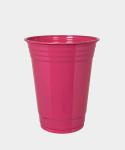 C14 PET Farbige transparente Plastiktasse